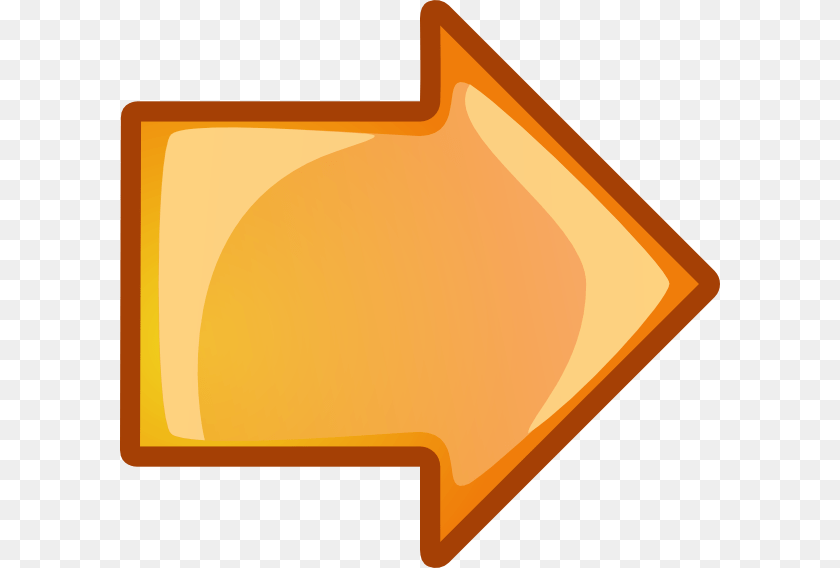 Orange Next Arrow Clipart, Blade, Cooking, Knife, Sliced Sticker PNG