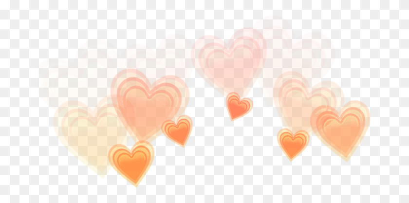 685x357 Оранжевые Сердца Оранжевые Сердца Сердечная Корона Сердце Оранжевое Сердце Корона, Еда, Амур, Свидания Hd Png Скачать