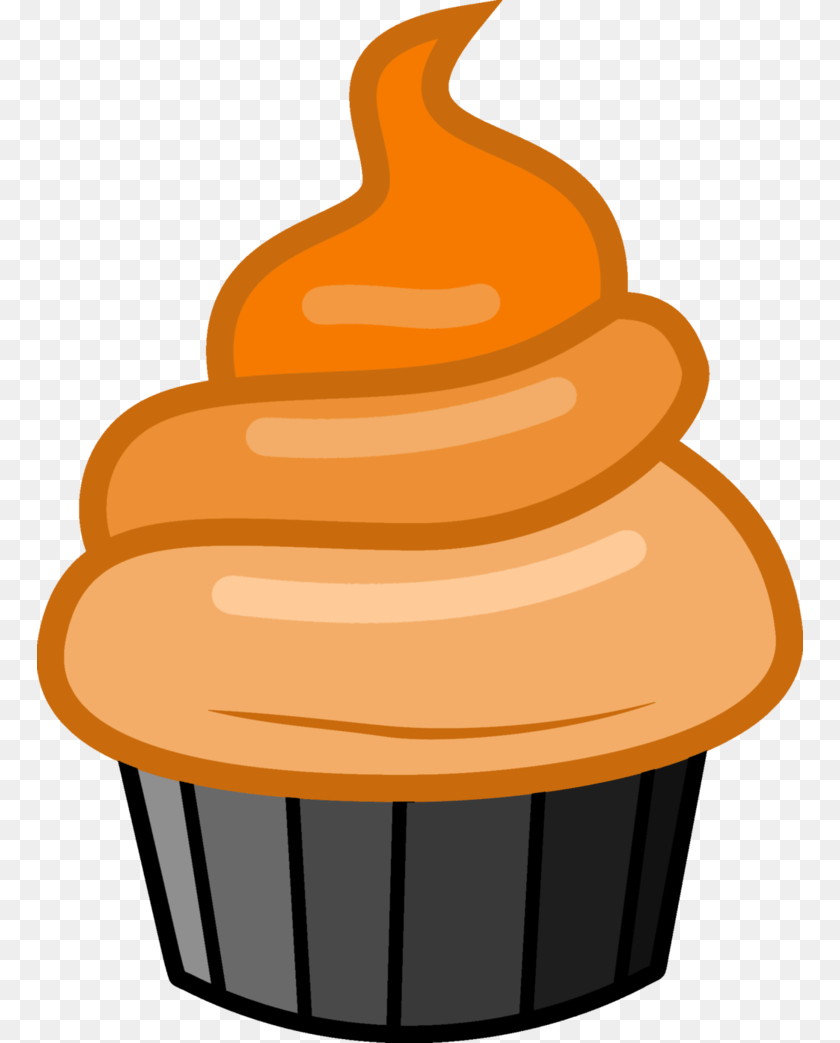 766x1043 Orange Rainbow Cupcake By Magicdog93 Cupcake Rainbow Mlp Luna Cupcake, Cake, Cream, Dessert, Food Clipart PNG