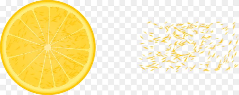 Orange Slice Meyer Lemon, Citrus Fruit, Food, Fruit, Plant Sticker PNG