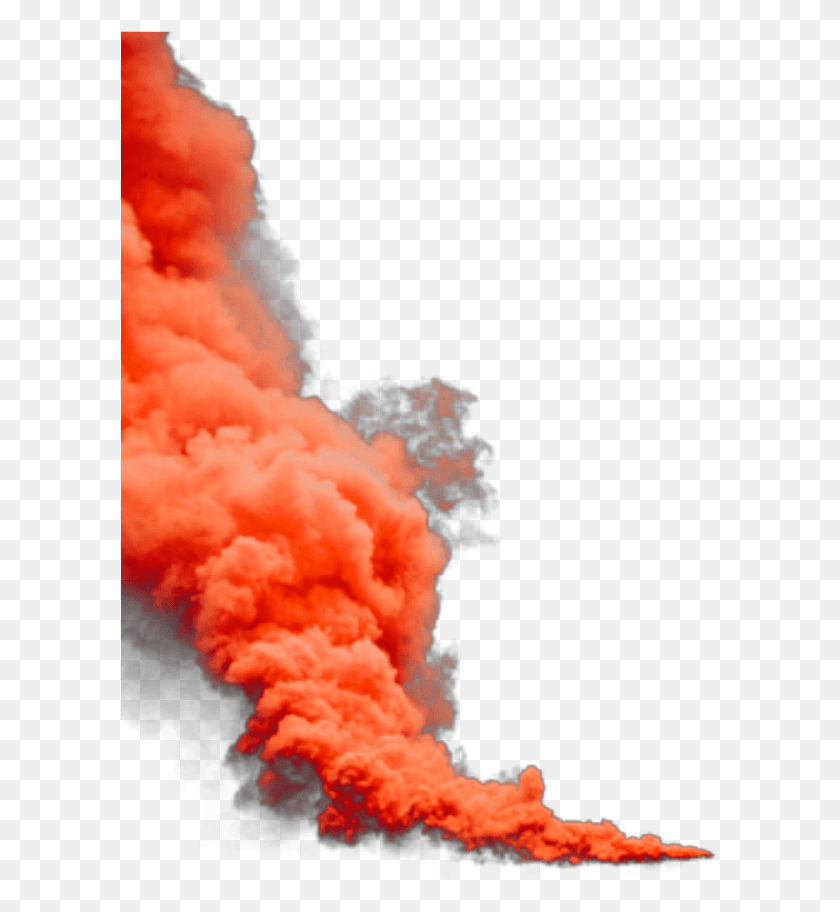 602x852 Оранжевый Стикер Дымовая Бомба, На Открытом Воздухе, Природа, Гора Hd Png Скачать
