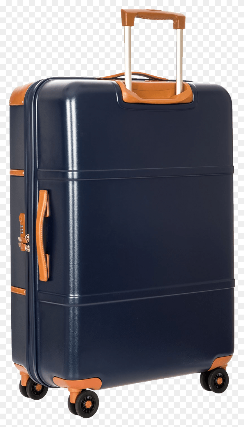 809x1459 Orange Suitcase Image Luggage Amp Travel, Appliance, Refrigerator HD PNG Download