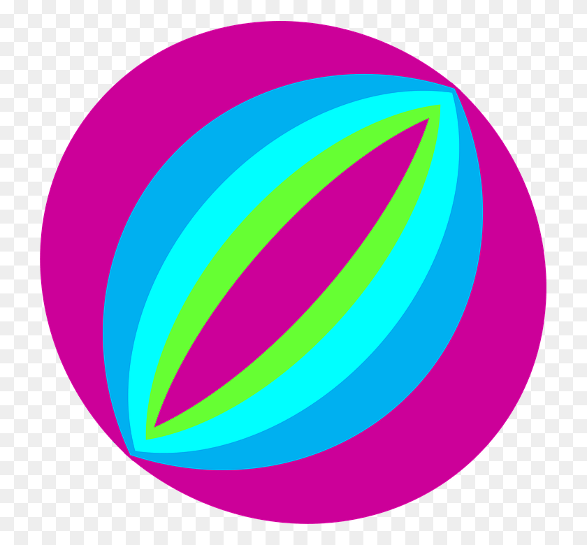 725x720 Orb Abstract Purple Turquoise Aqua Lime Layers Circle, Sphere, Ball HD PNG Download