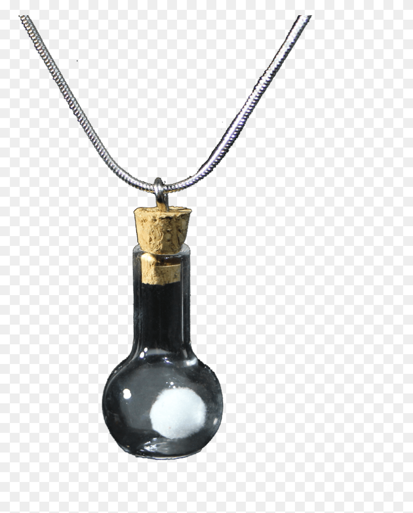 786x991 Orb In A Bottle Charm Necklace, Cork, Pendant HD PNG Download