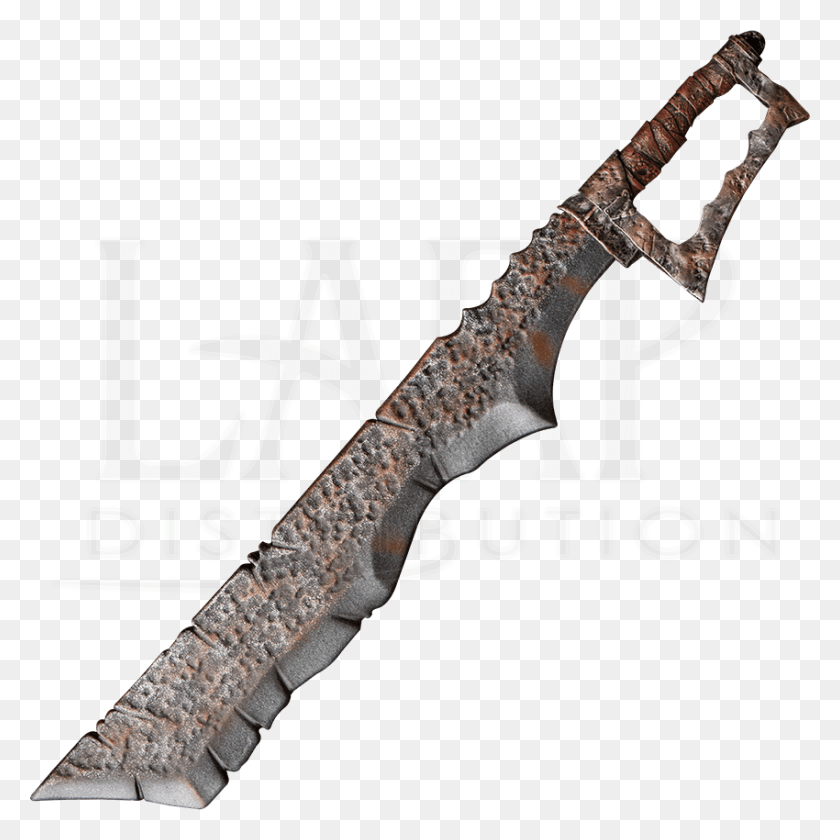 850x850 Orc Cleaver Sword, Blade, Weapon, Weaponry HD PNG Download