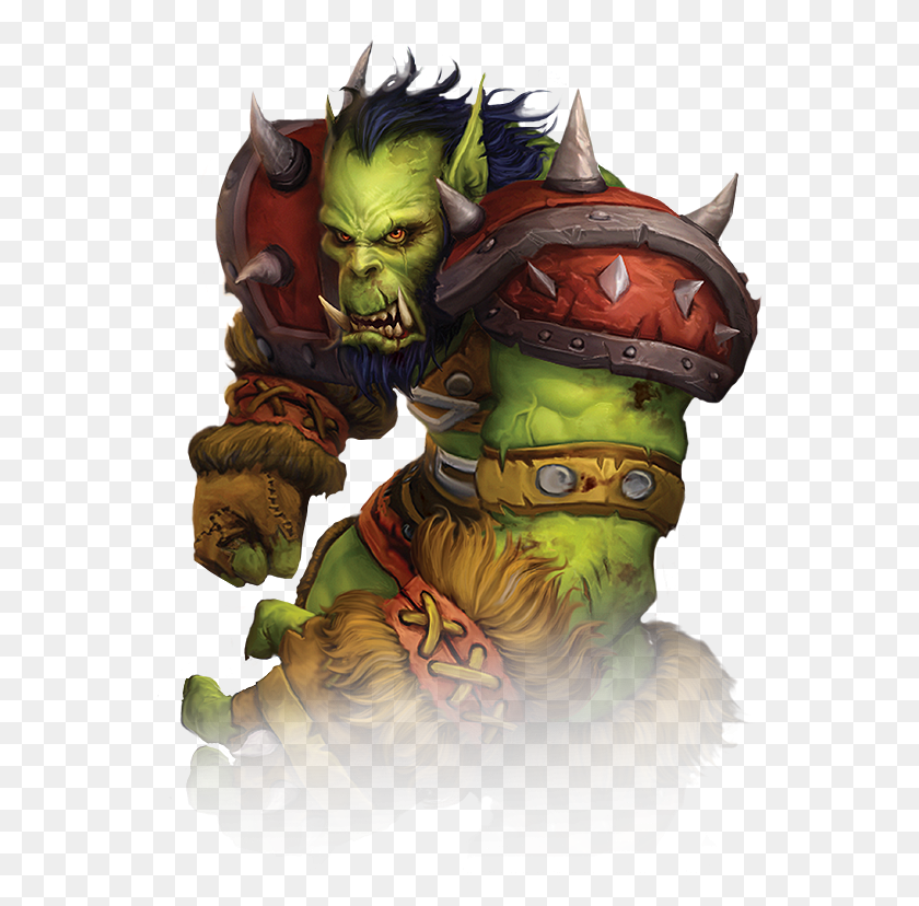 555x768 Orc Image Background World Of Warcraft Orc, World Of Warcraft HD PNG Download
