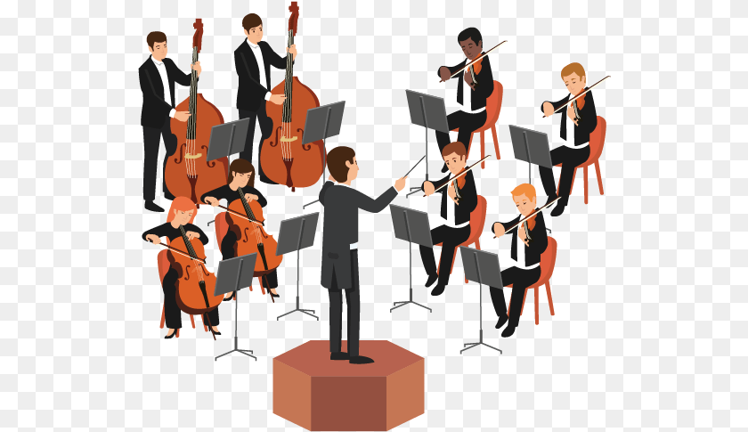 Orchestra Group, Music, Room, Person, Performer PNG