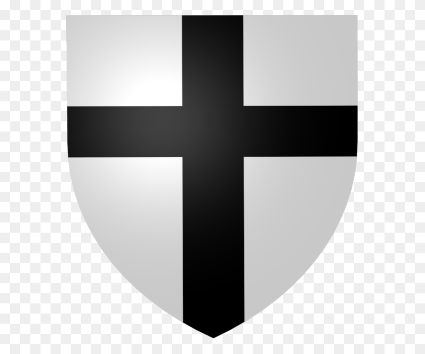 578x640 Ordenens Vpenskjold Medieval Knight Knights Templar, Shield, Armor, Cross HD PNG Download