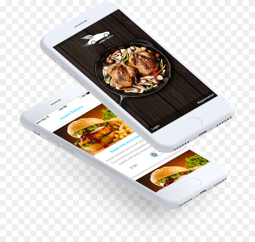 Order Here Fact Iphone, Burger, Electronics, Food, Mobile Phone Clipart PNG