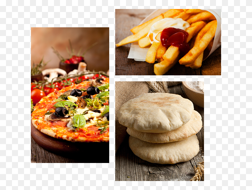 634x573 Order Now Restaurant, Pizza, Food, Bread HD PNG Download