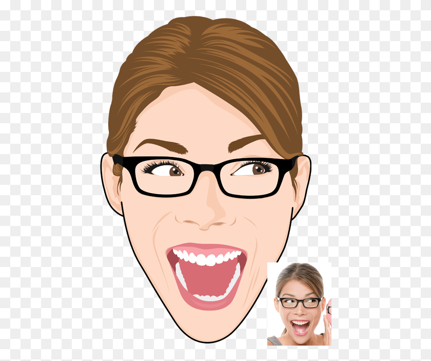 452x643 Order Summary Cartoon, Person, Human, Glasses HD PNG Download