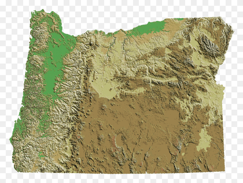 1074x791 Oregon Dem Relief Map Malheur County Oregon Gold, Nature, Soil, Outdoors HD PNG Download