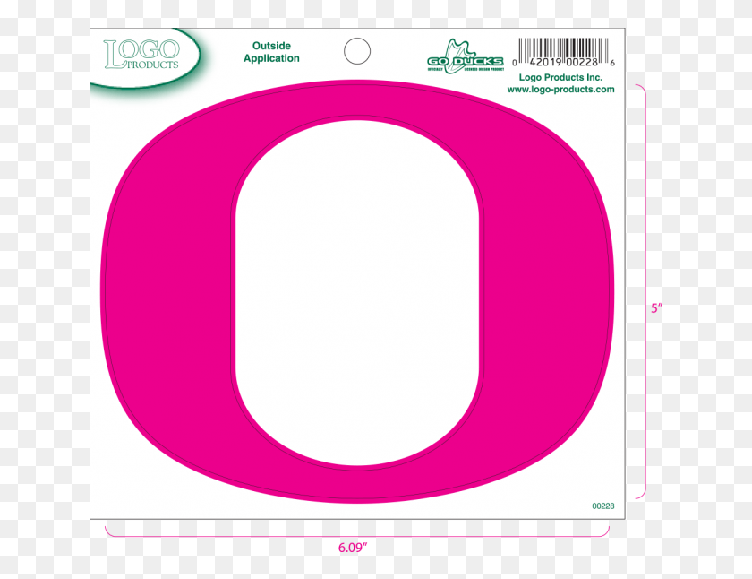 641x586 Oregon Duck Pink Logo, Word, Text, Alphabet HD PNG Download