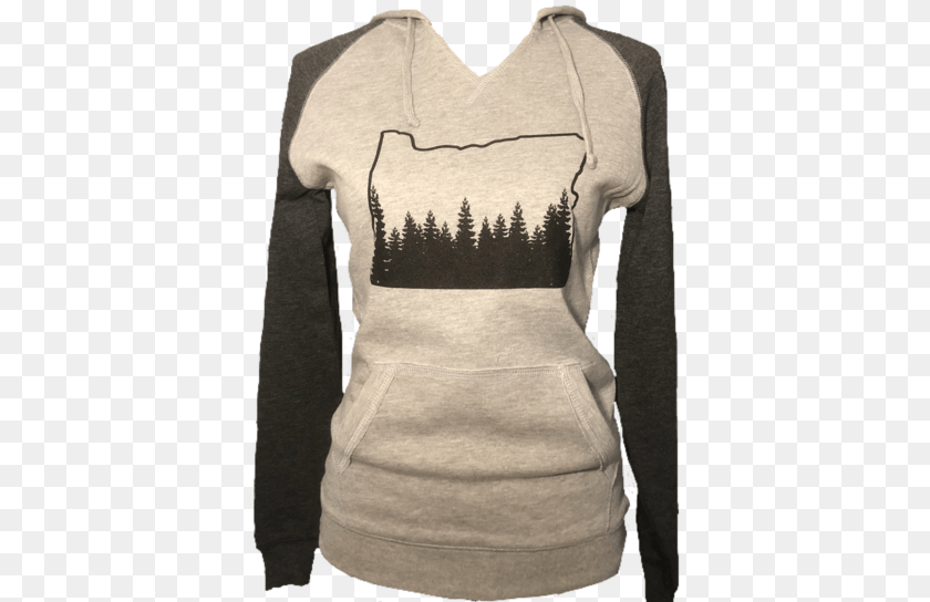 Oregon Outline Sweatshirt Sweater, Clothing, Knitwear, T-shirt, Hoodie Transparent PNG