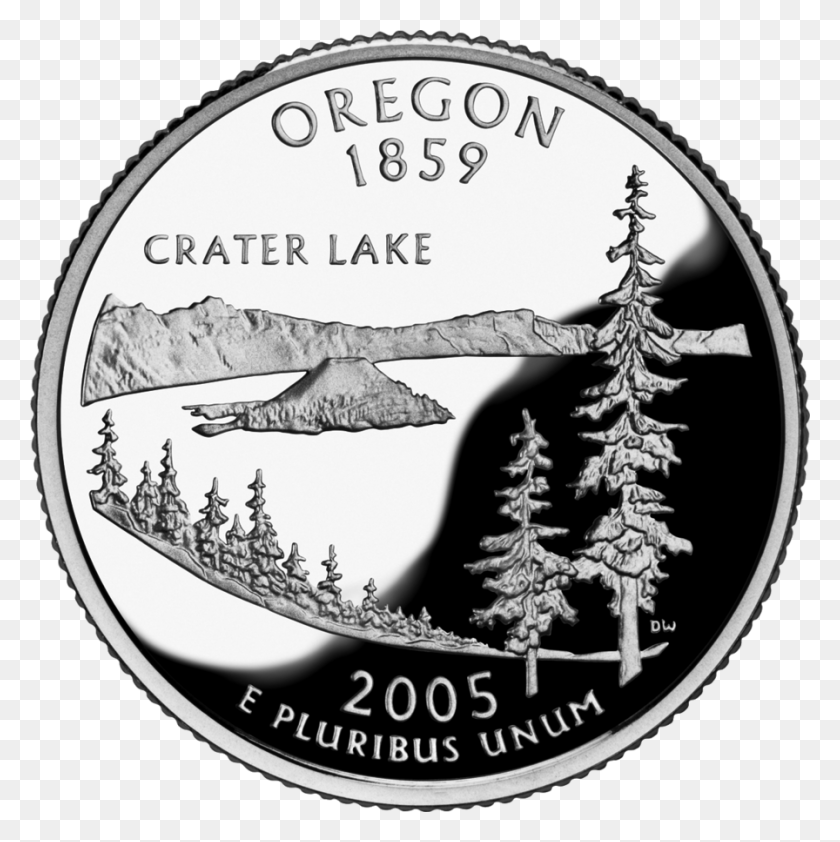 896x899 Oregon State Quarter, Nickel, Coin, Money HD PNG Download