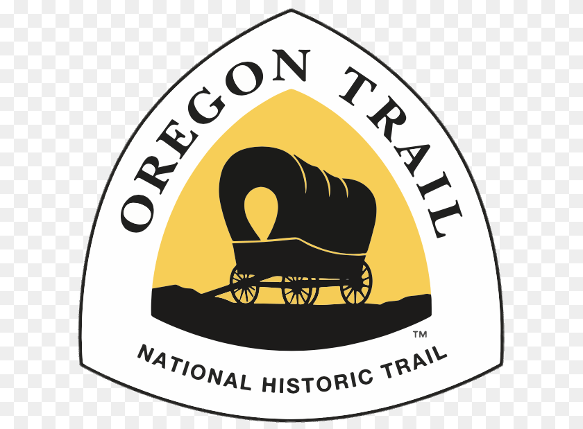 Oregon Trail National Historic Trail Logo, Symbol Sticker PNG
