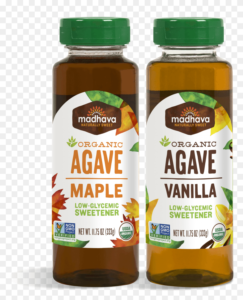 2502x3128 Organic Agave Nectar Group Glass Bottle HD PNG Download