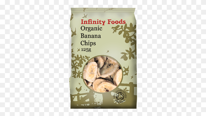279x416 Organic Banana Chips Infinity Foods Organic Pinto Beans, Plant, Poster, Advertisement HD PNG Download