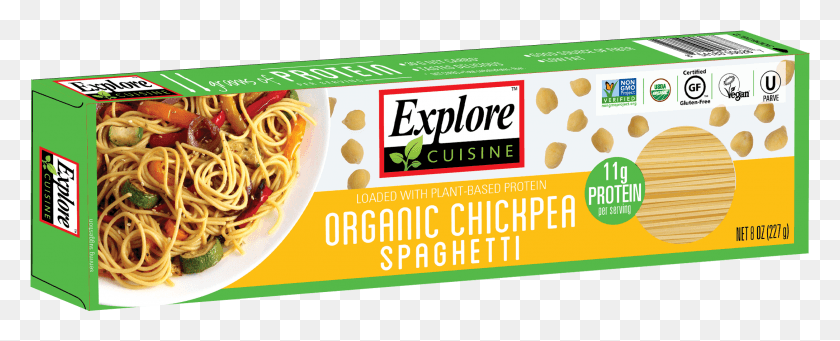 2175x784 Organic Chickpea Spaghetti Kikherne Spagetti, Food, Noodle, Pasta HD PNG Download