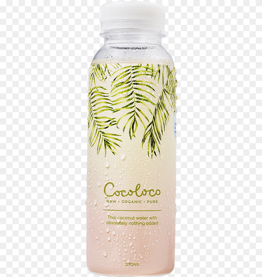 Organic Coconut Water Cocoloco Bottle, Herbal, Herbs, Jar, Plant Clipart PNG