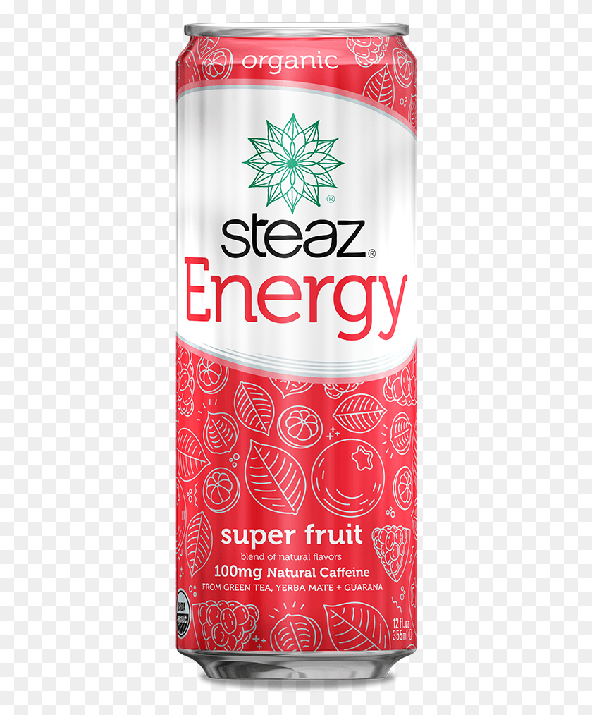 344x954 Organic Energy Can Organic Natural Energy Drinks, Tin, Soda, Beverage HD PNG Download