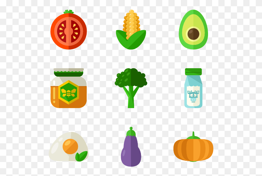 529x505 Organic Food Healthy Food Icon, Plant, Vegetable, Produce HD PNG Download