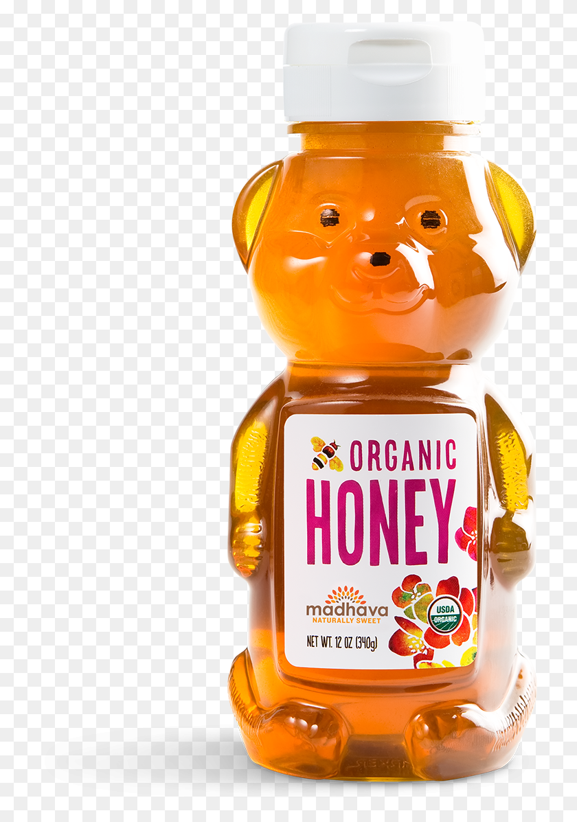 725x1137 Organic Honey Bear 12 Oz Honey Bear Transparent Background, Food HD PNG Download