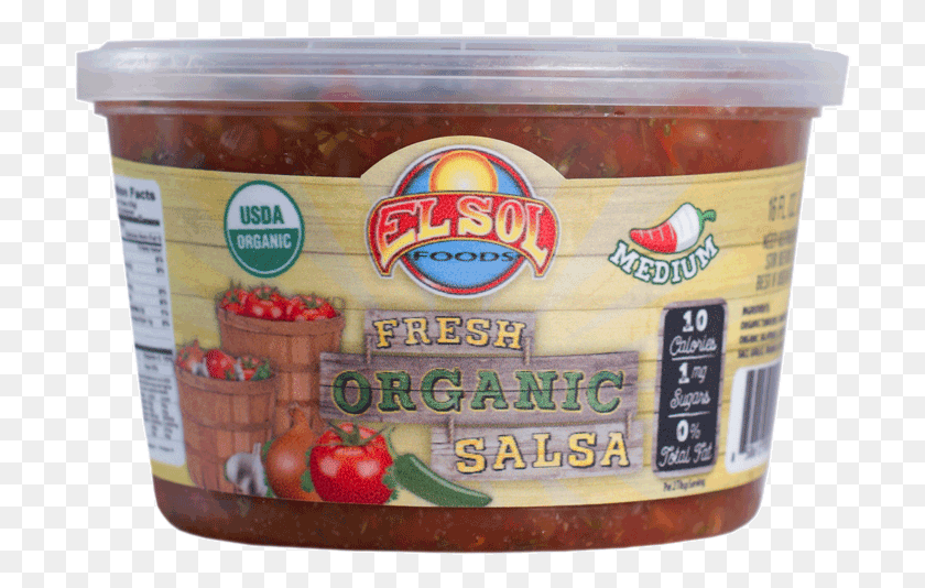 706x474 Organic Medium Salsa, Relish, Food, Pickle HD PNG Download