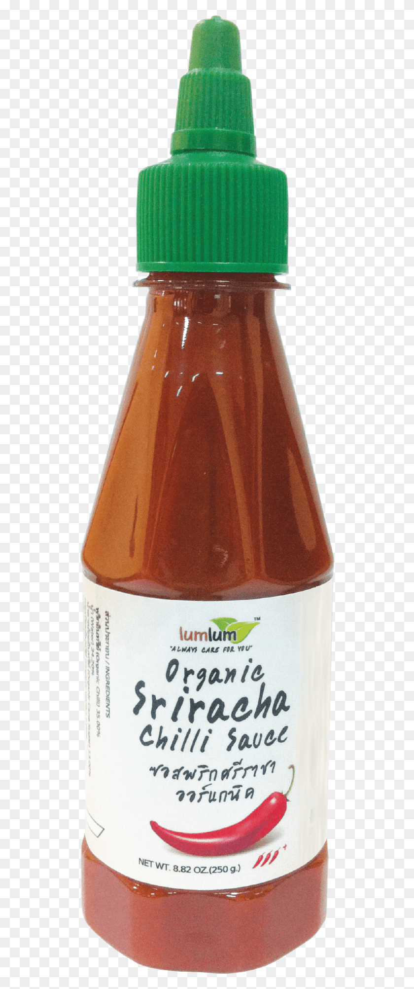 517x1944 Organic Sriracha Chilli Sauce Glass Bottle, Beverage, Drink, Food HD PNG Download