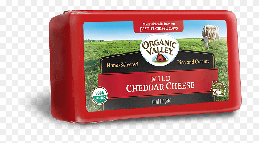 728x405 Organic Valley Mild Cheddar Cheese, Plant, Antelope, Wildlife HD PNG Download