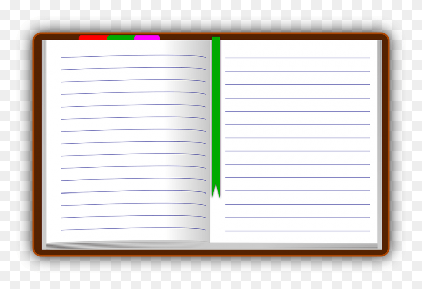 960x634 Organizer Diary Book Write Notepad Paper Ruled Handwriting, Text, Document HD PNG Download