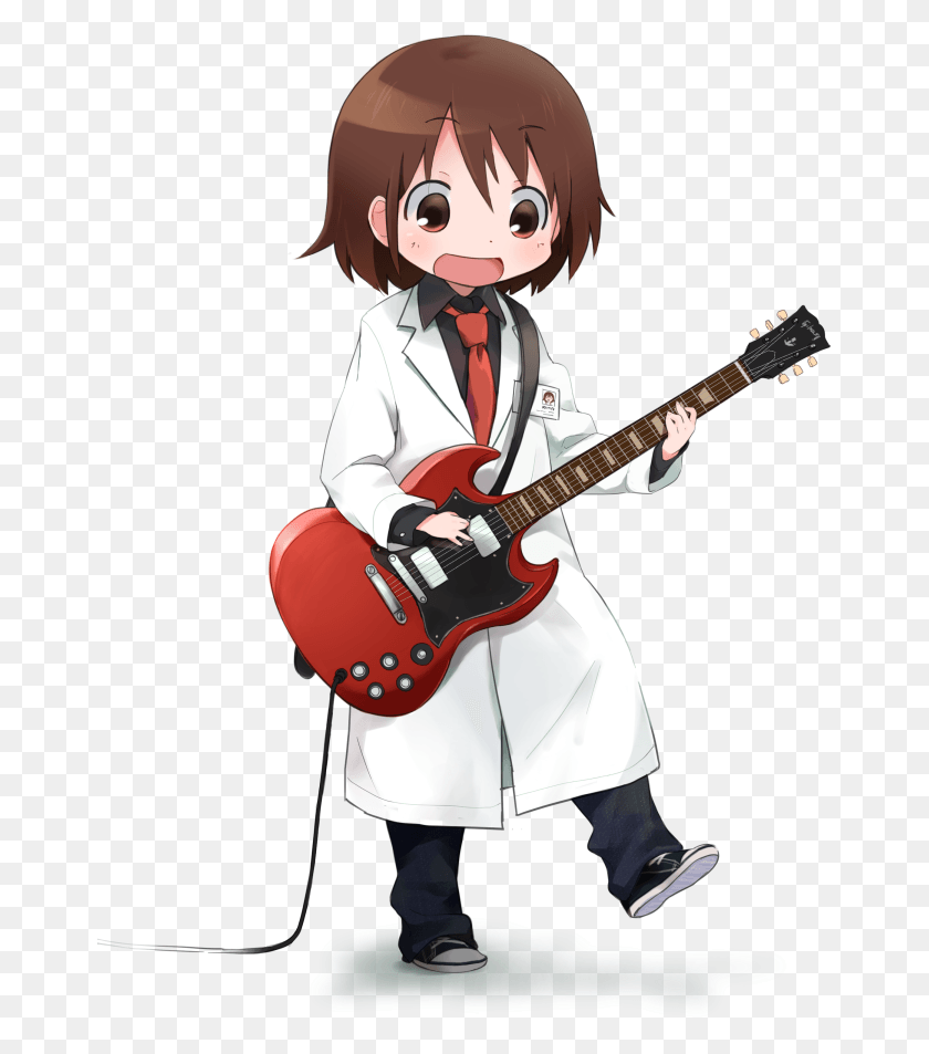 665x893 Oribe Yasuna Drawn By Okayparium Cartoon, Guitar, Leisure Activities, Musical Instrument HD PNG Download