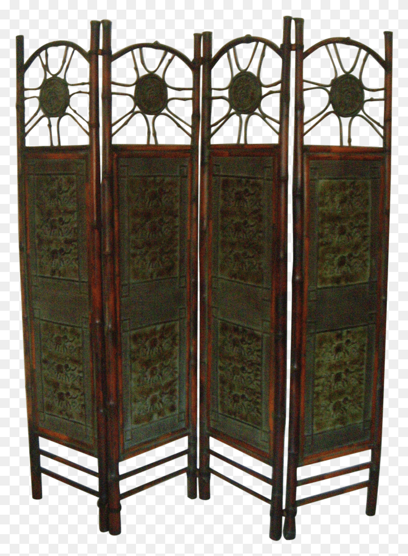 1835x2554 Oriental Elephant Amp Bamboo Room Divider On Chairish Room Divider Descargar Hd Png