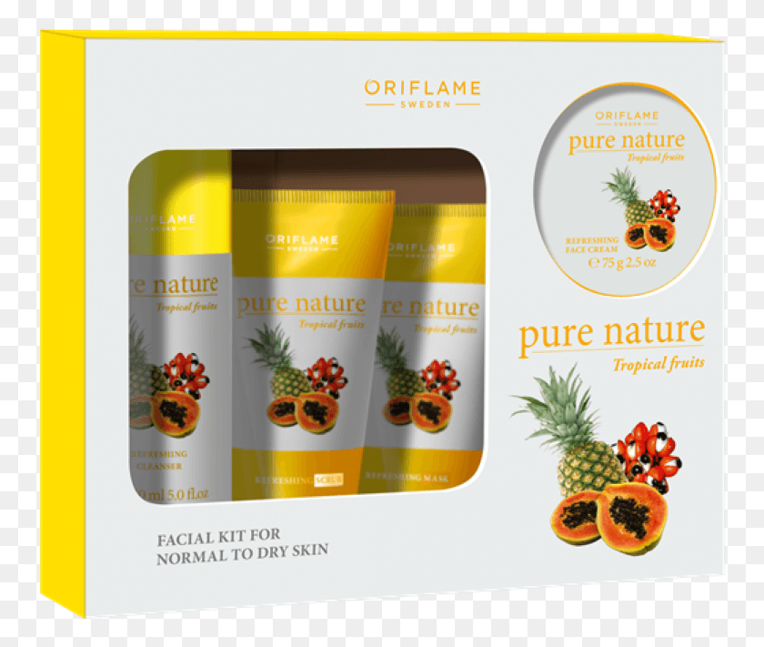 756x651 Oriflame Fruit Facial Kit Price, Plant, Pineapple, Food HD PNG Download