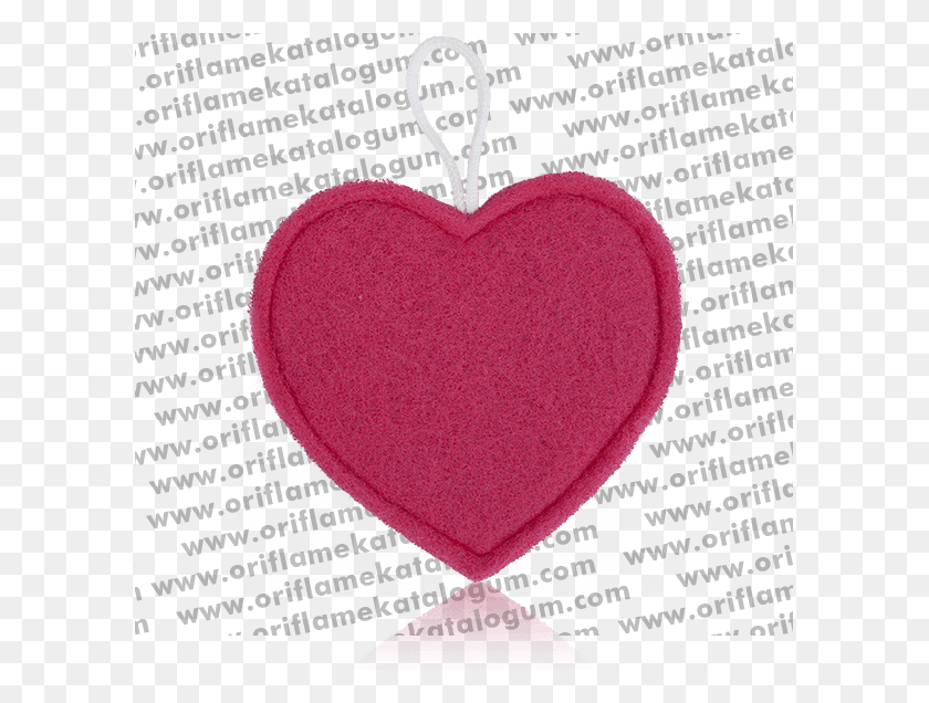 595x576 Oriflame Heart Banyo Sungeri Heart HD PNG Download