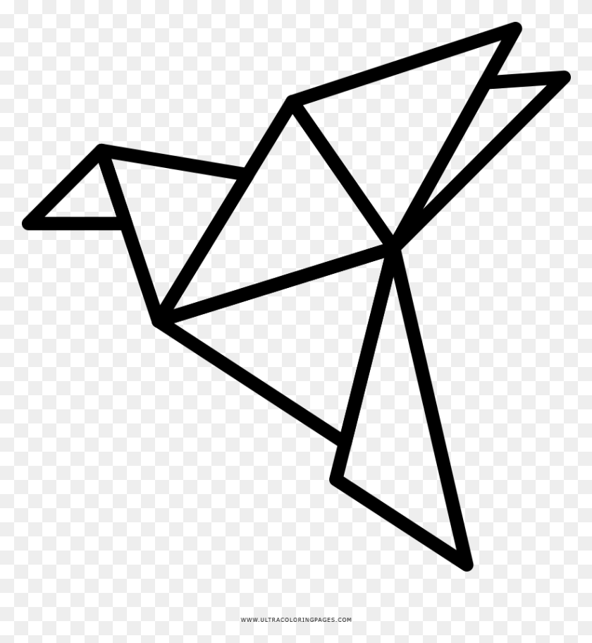 821x896 Раскраска Оригами, Серый, Мир Варкрафта Png Скачать