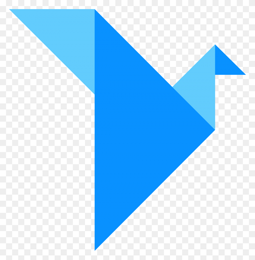 2400x2447 Логотип Оригами Прозрачный Логотип Оригами, Бумага, Треугольник Png Скачать