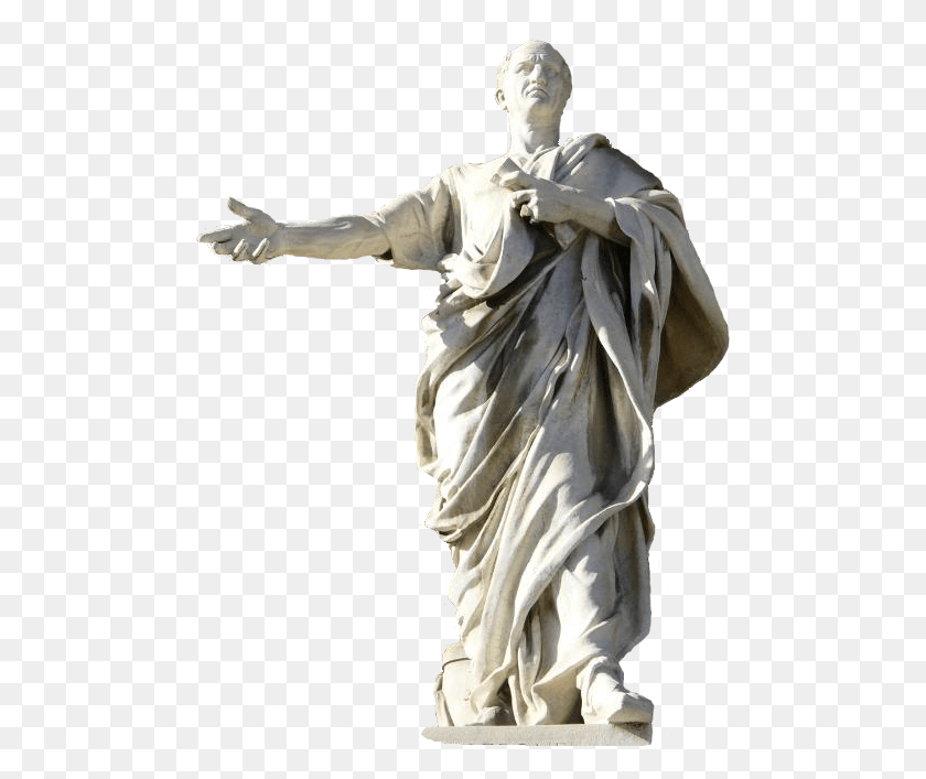 486x647 Origen De La Estatua De Cicron, Escultura, Persona Hd Png