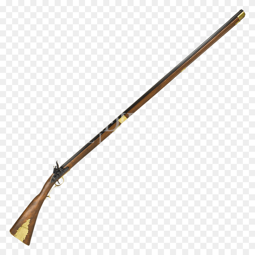 850x850 Original American Revolutionary War Dutch Flintlock Kentucky Long Rifle, Weapon, Weaponry, Gun HD PNG Download