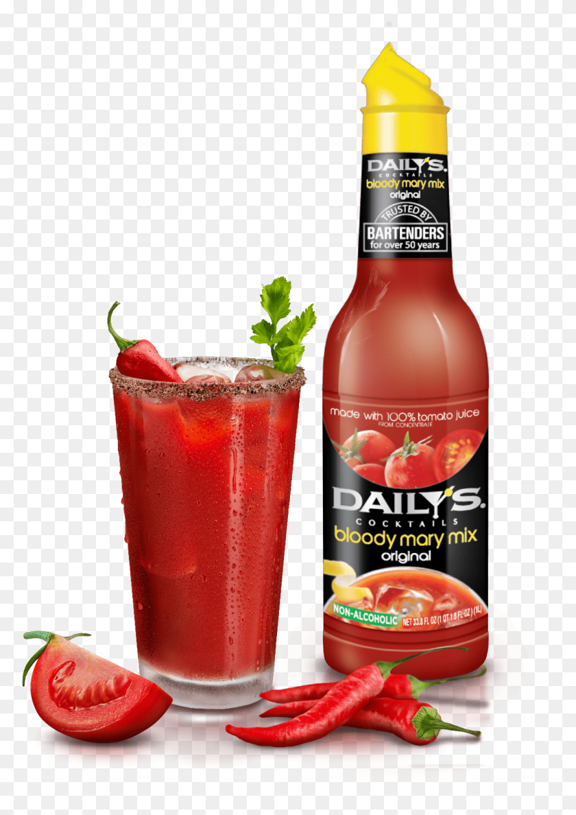 1072x1551 Descargar Png Original Bloody Mary Mix Daily39S Bloody Mary Mix Original, Ketchup, Alimentos, Bebidas Hd Png