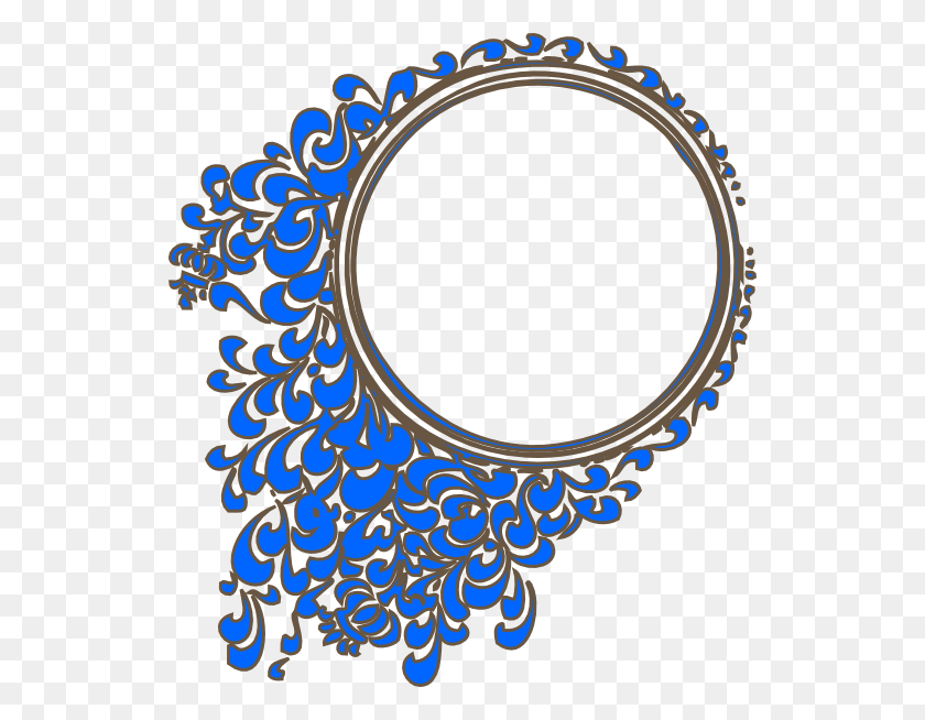 534x594 Original Clip Art File Oval Frame Svg Images Downloading Wedding Vector Border Blue, Bracelet, Jewelry, Accessories HD PNG Download