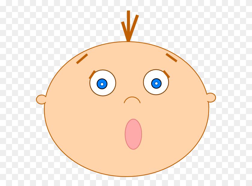 600x560 Original Clip Art File Scared Baby Hair Svg Images, Food, Nature, Outdoors HD PNG Download