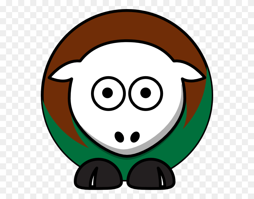 570x598 Original Clip Art File Sheep, Logo, Symbol, Trademark HD PNG Download