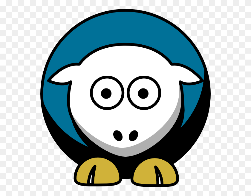 570x598 Оригинальный Клип-Арт Овца 4 Тонированный Футбол Колледжа Джексонвилля, Логотип, Символ, Товарный Знак Hd Png Скачать