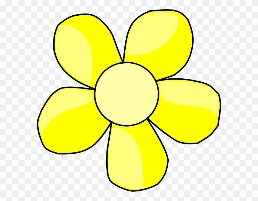 600x594 Original Clip Art File Yellow Flower Svg Images, Graphics, Gold HD PNG Download