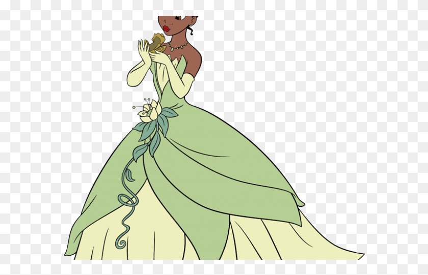 595x481 Original Disney Princess Tiana Drawings, Clothing, Apparel, Female HD PNG Download