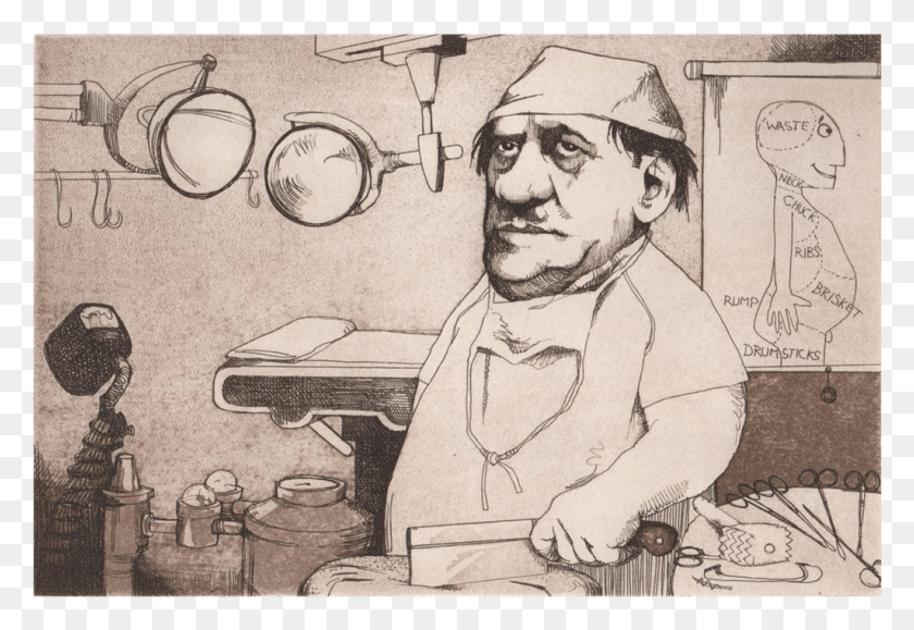 1024x682 Original Etching Surgeon By, Person HD PNG Download