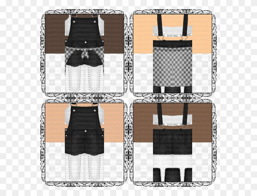 576x580 Original Https Roblox Overall With Flannel Patchwork, Clothing, Apparel, Knitting Descargar Hd Png
