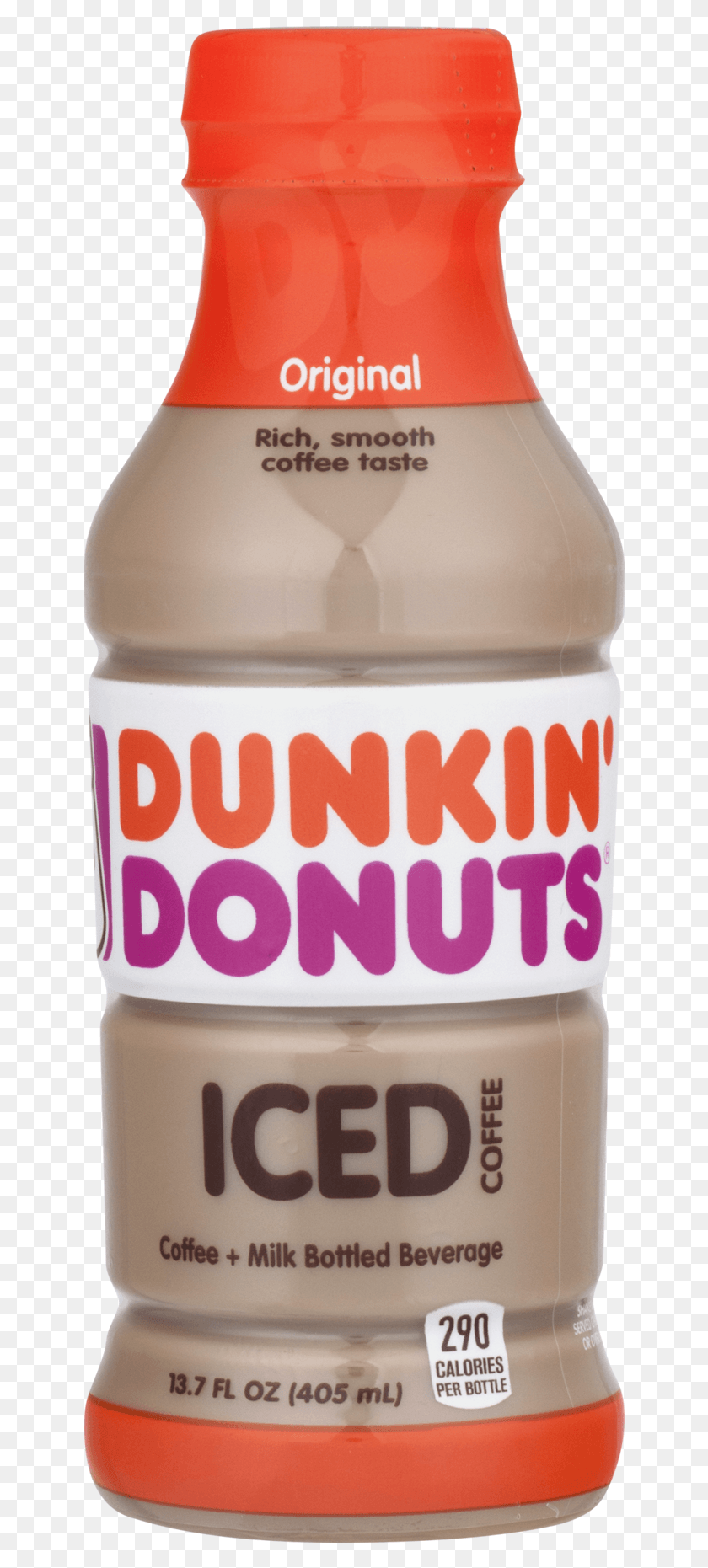 642x1801 Descargar Png Original Iced Fl Oz Dunkin Donuts, Botella, Bebida, Bebida Hd Png