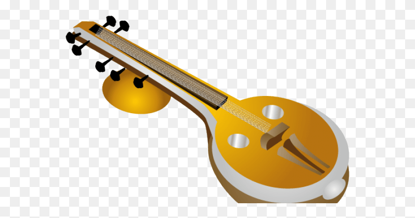 577x383 Original Indian Musical Instruments Vina Drawing, Mandolin, Musical Instrument, Lute HD PNG Download